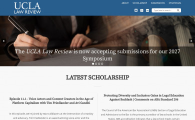 uclalawreview.org screenshot