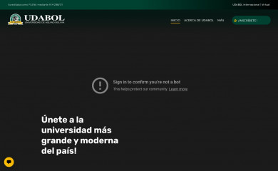udabol.edu.bo screenshot