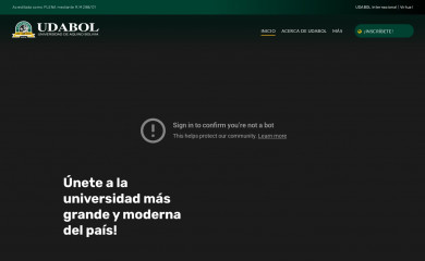 udabol.edu.bo screenshot
