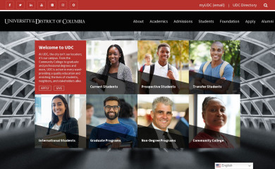 udc.edu screenshot