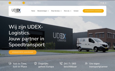 udex-logistics.nl screenshot