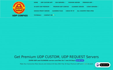 udpcustom.online screenshot