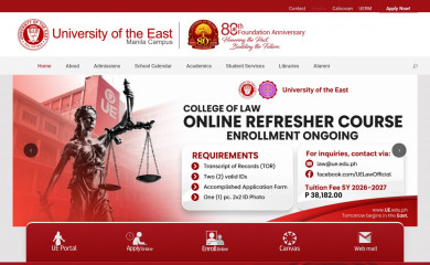 ue.edu.ph screenshot