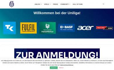 ueg-liga.de screenshot