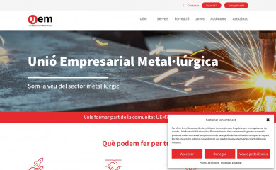 uemetall.cat screenshot
