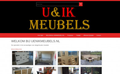 uenikmeubels.nl screenshot