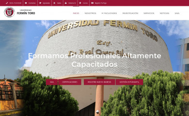 uft.edu.ve screenshot