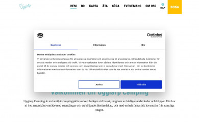 ugglarpcamping.se screenshot