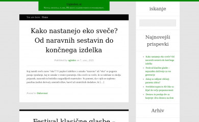 ugleden.si screenshot