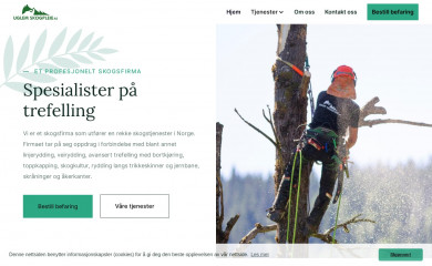 uglemskogpleie.no screenshot