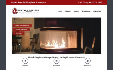 uintahfireplace.com screenshot