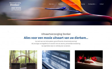 uitvaartverzorgingdonker.nl screenshot