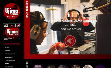 ujimaradio.com screenshot