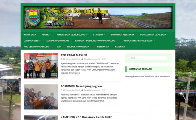 ujungnegoro.desa.id screenshot