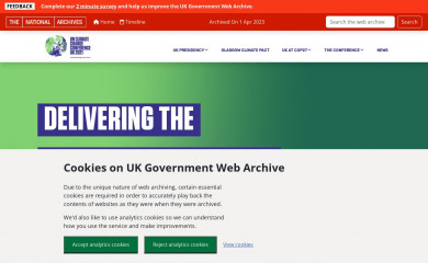 ukcop26.org screenshot