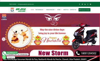 ukavaelectricvehicle.com screenshot