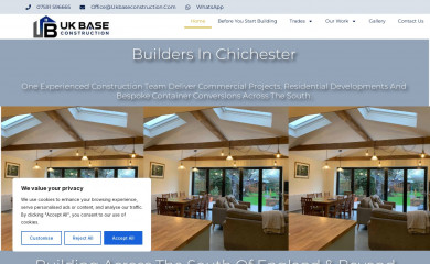ukbaseconstruction.com screenshot