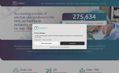 ukmedinet.com screenshot