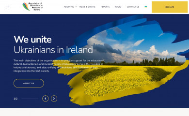 ukrainians.ie screenshot