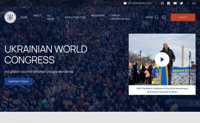 ukrainianworldcongress.org screenshot
