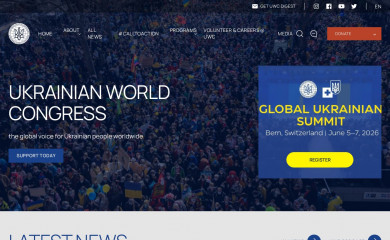 ukrainianworldcongress.org screenshot