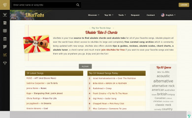 ukutabs.com screenshot