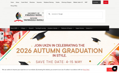 ukzn.ac.za screenshot