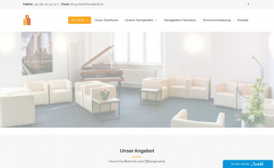 ullsteinhausklinik.de screenshot