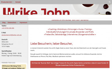 ulrike-john.de screenshot