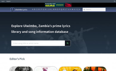 ulwimbo.com screenshot