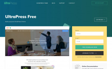 https://ultrapress.org/wordpress-themes/ultrapress-free screenshot