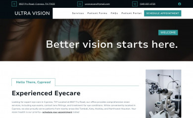 ultravisioncypress.com screenshot