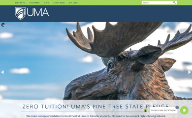 uma.edu screenshot