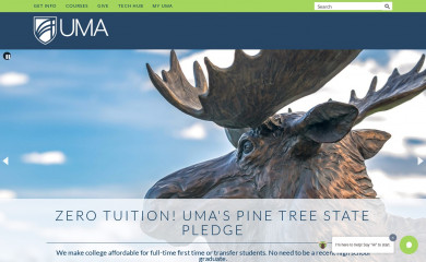 uma.edu screenshot