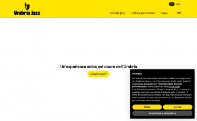 umbriajazz.it screenshot