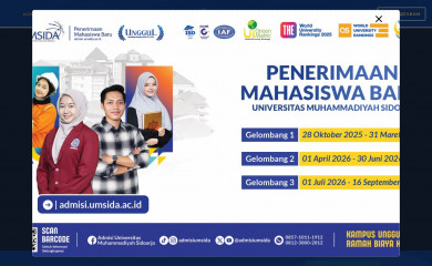 umsida.ac.id screenshot