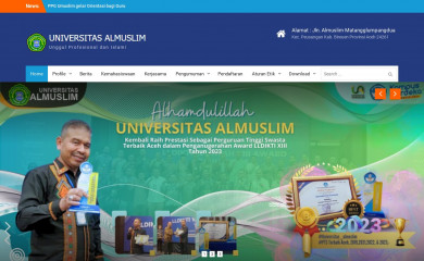 umuslim.ac.id screenshot