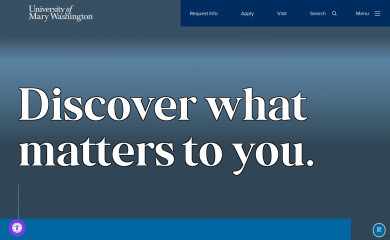 umw.edu screenshot