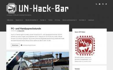 un-hack-bar.de screenshot