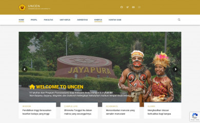 uncen.ac.id screenshot