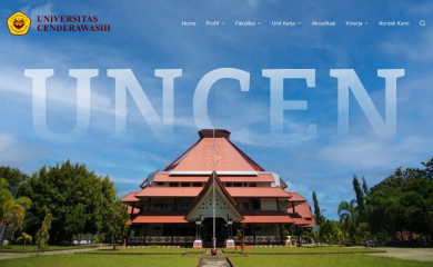 uncen.ac.id screenshot