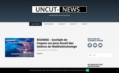 uncut-news.ch screenshot