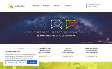 unaryco.es screenshot
