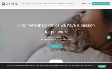 unavets.com screenshot