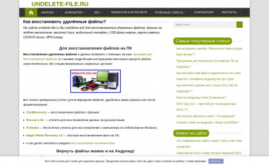 undelete-file.ru screenshot