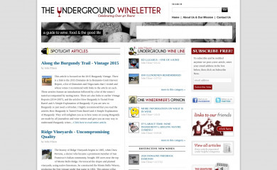 undergroundwineletter.com screenshot