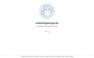 underdogdesign.be screenshot