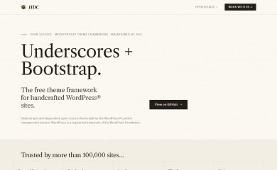 https://understrap.com screenshot