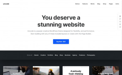 http://www.undsgn.com/uncode screenshot