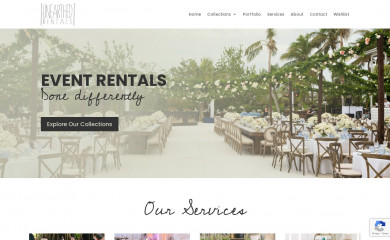 unearthedrentals.com screenshot